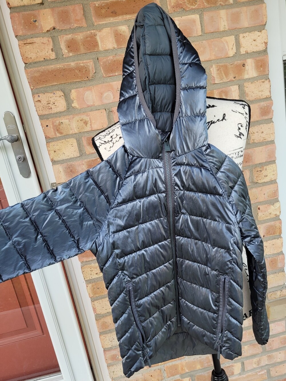 All in Motion 3M Thinsulate Silver Kids S Pewter Quilted Mediumweight Jacket - Picture 2 of 13